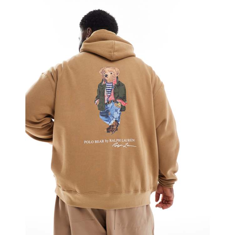 Polo Ralph Lauren Big & Tall explorer bear back print fleece