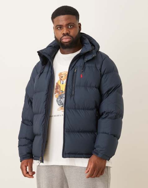 Polo Ralph Lauren Big & Tall - Gorham - Geïsoleerd donsjack met icoonlogo in marineblauw - view 1