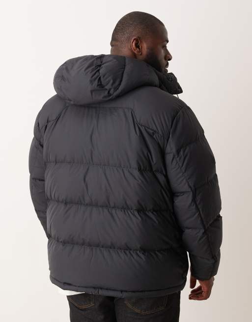 Polo Ralph Lauren Big & Tall Gorham icon logo insulated down puffer jacket in black, 3 of 5