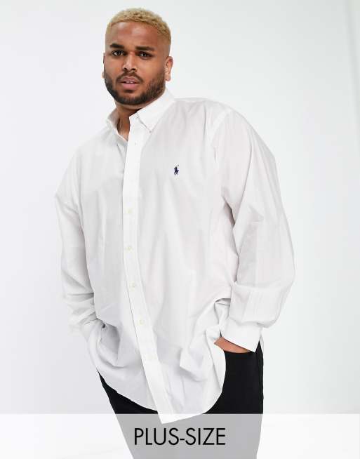 Ralph lauren big on sale and tall oxford shirt