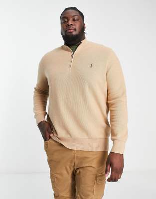 Polo Ralph Lauren Big & Tall icon logo heavyweight cotton knit