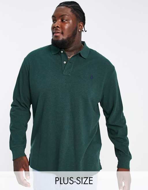 Big and tall outlet long sleeve polo