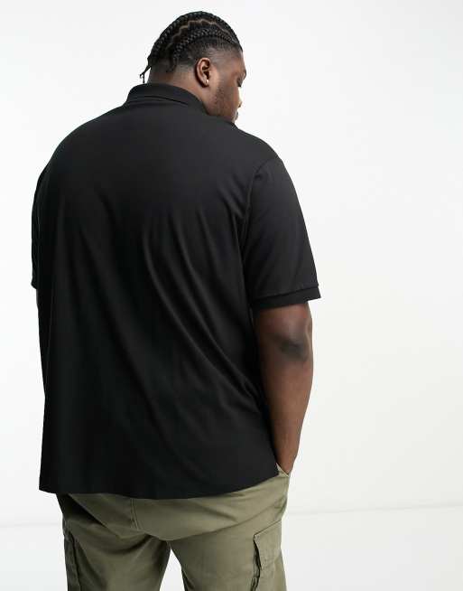 Polo Ralph Lauren Big & Tall icon logo pima cotton polo in black