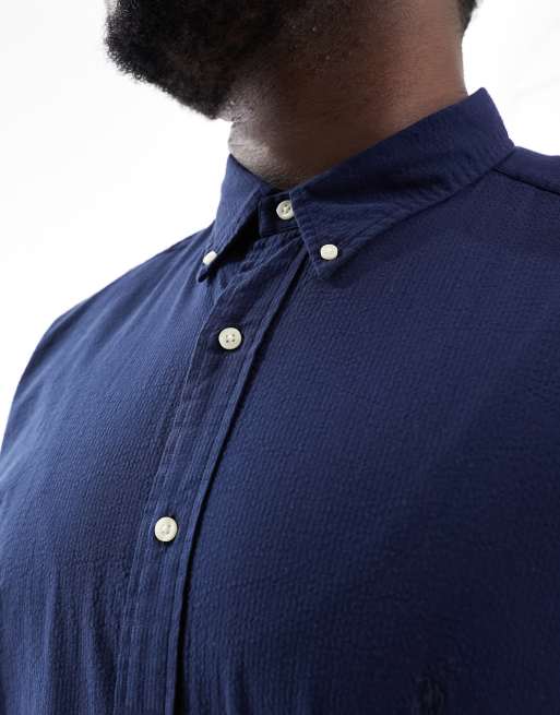 Polo Ralph Lauren Big Tall icon logo short sleeve seersucker