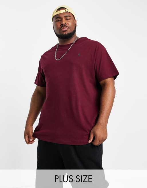 Maroon ralph lauren t cheap shirt