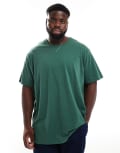 [Polo Ralph Lauren] Polo Ralph Lauren Big & Tall icon logo t-shirt in dark green 4XL dark green