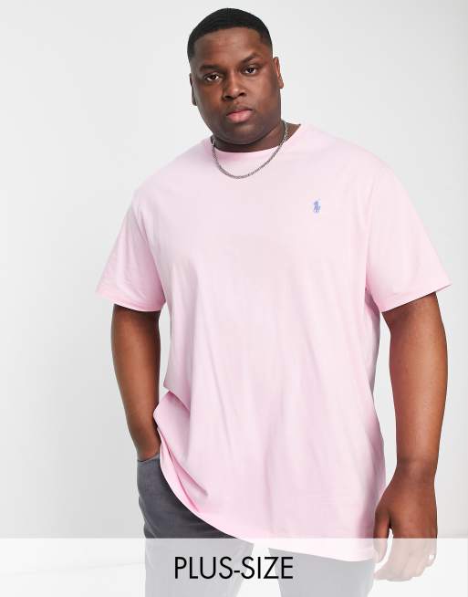 Big and tall pink hot sale shirt