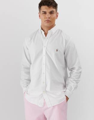 polo ralph lauren white oxford shirt