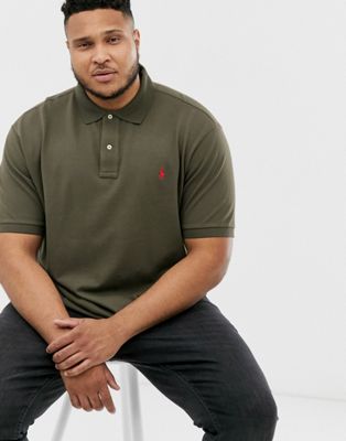 Polo Ralph Lauren - Big & Tall - Piqué polo met logo in defender groen