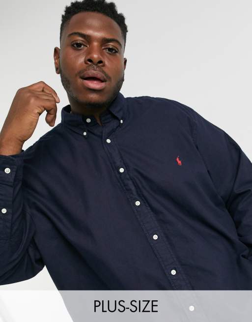 Polo Ralph Lauren Men's Big & Tall Long-Sleeve Oxford Shirt