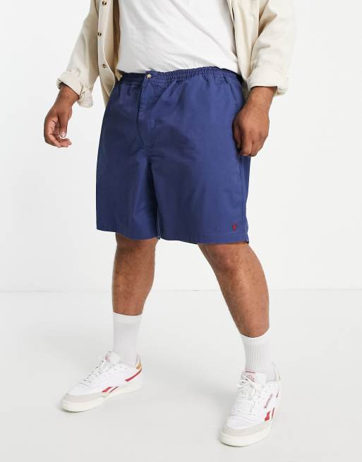 Polo Ralph Lauren Big & Tall Prepster icon logo stretch twill shorts in  navy