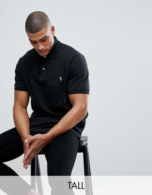 Polo Ralph Lauren Big Tall Schwarzes Polohemd mit Logo ASOS