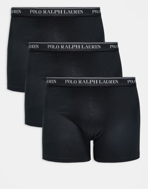 Polo Ralph Lauren - Big & Tall - Set van 3 boxershorts in zwart