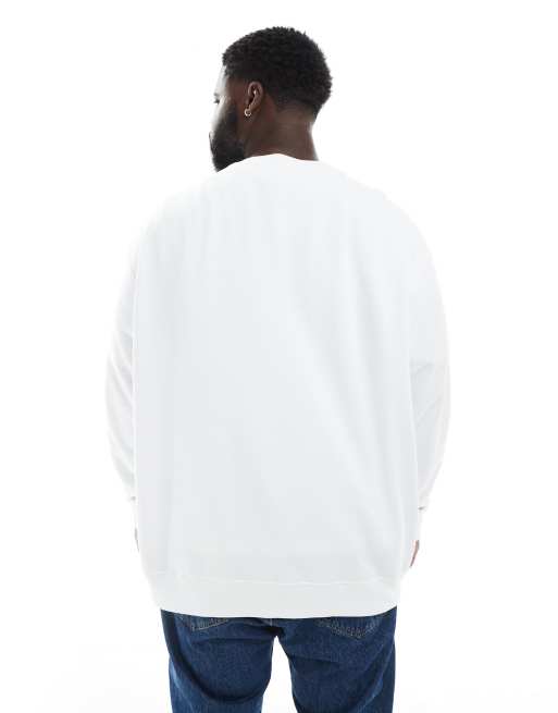 Polo Ralph Lauren Big & Tall - Sweat-shirt à Collegiate Bear traditionnel - Blanc, 3 de 5