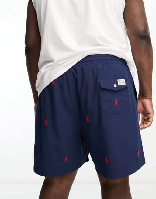 Big and tall store polo swim trunks