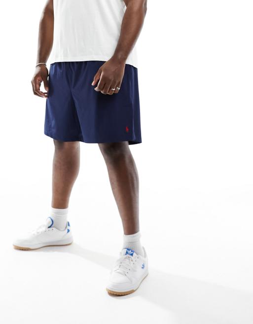 Polo Ralph Lauren Big & Tall – Traveler – Marinblå badshorts med klassisk logga
