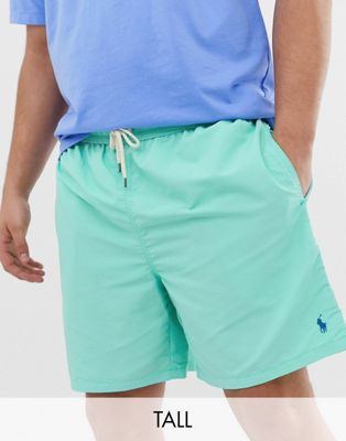 Polo Ralph Lauren - Big & Tall - Traveler - Zwemshort met logo in groen