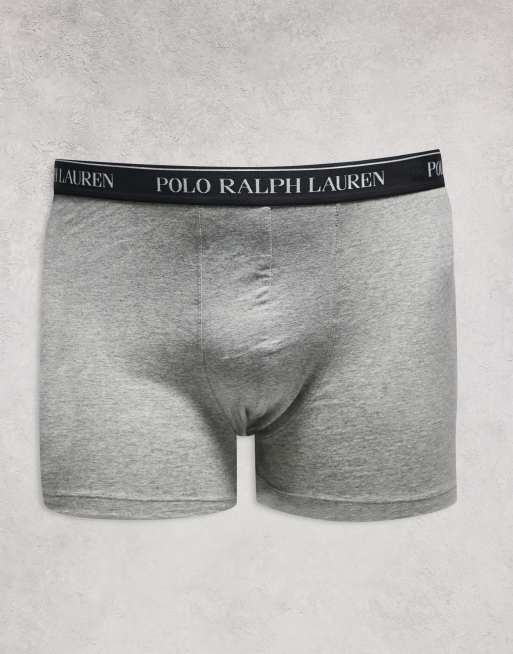 Polo Ralph Lauren Big & Tall – Zestaw 3 par bokserek w kolorach czarnym, białym i szarym