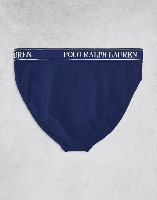 Polo Ralph Lauren Bikin three pack in white cloud/ onyx/ navy, 3 of 3