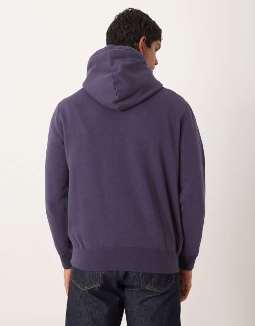 Polo Ralph Lauren - Blå fleece-hættetrøje med klassisk 'Cap Bear'-logoprint, 4 af 5