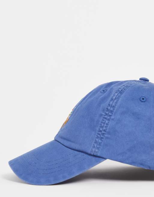 Polo Ralph Lauren - Blå kasket med multifarvet ponylogo, 4 af 4