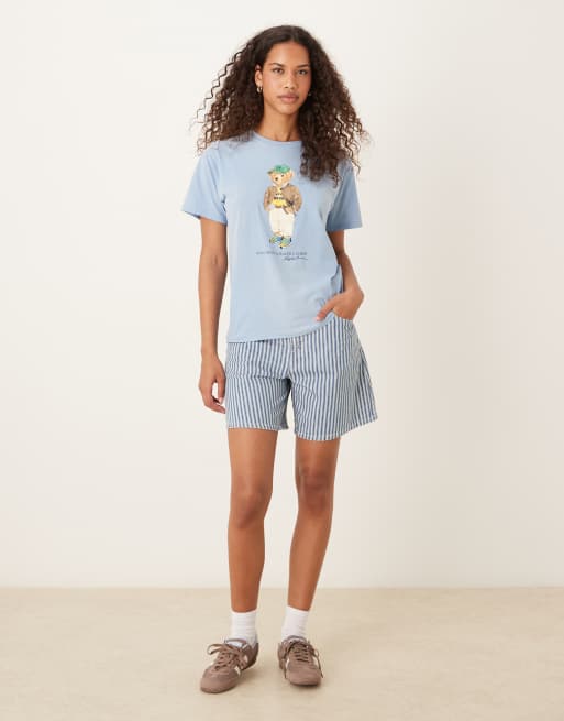 Polo Ralph Lauren - Blå t-shirt med bjørn, 4 af 4
