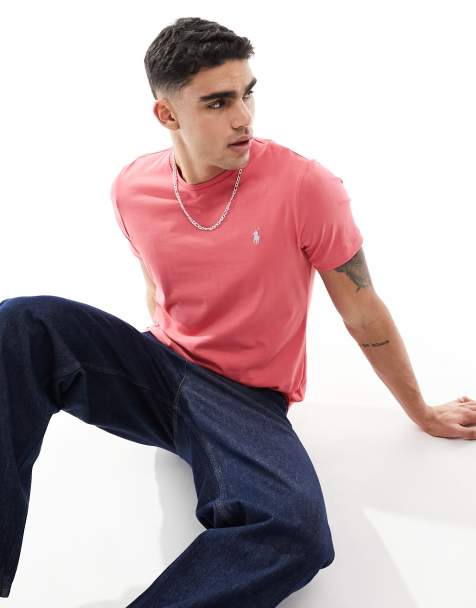 Polo Ralph Lauren icon logo t-shirt in pale red