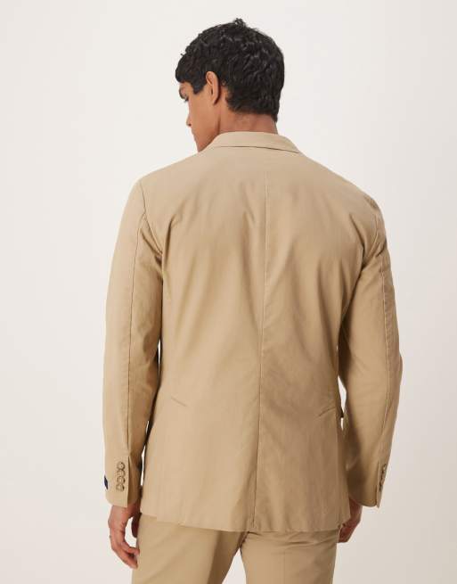 Polo Ralph Lauren - Blazer chino stretch d'ensemble à 2 boutons - Fauve, 5 de 5