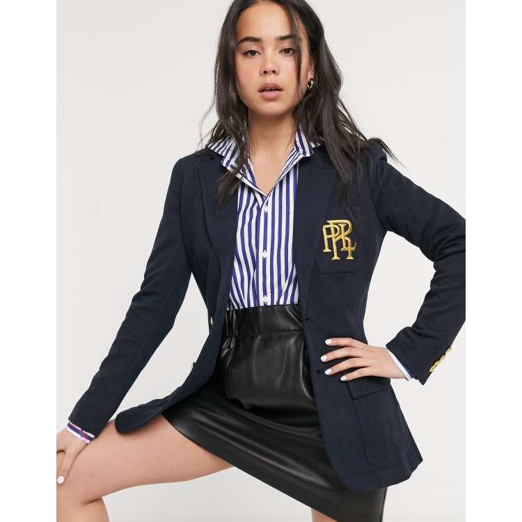 Polo Ralph Lauren blazer with logo crest | ASOS