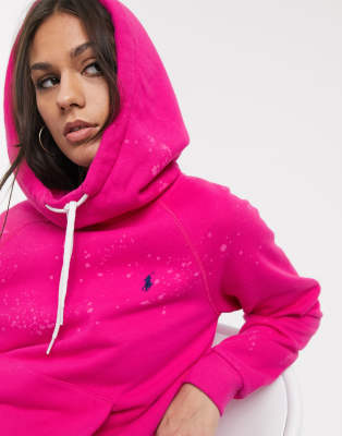 ralph lauren hoodie pink