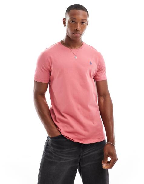 Polo Ralph Lauren – Blekröd t-shirt med ikonlogga - view 1