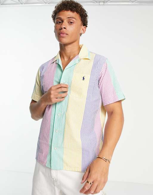 Classic Fit Striped Seersucker Shirt by Polo Ralph Lauren Online