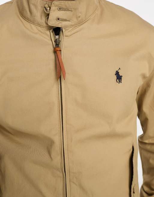 Polo Ralph Lauren Blouson Harrington en serg non doubl Fauve