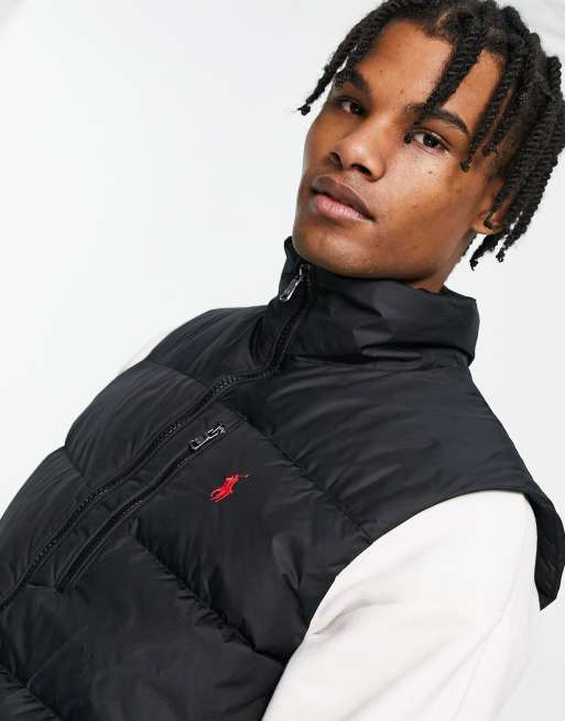 Polo Ralph Lauren Bodywarmer met donsvulling in zwart