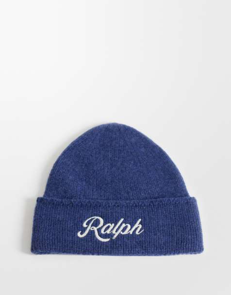 Polo Ralph Lauren bonnet à grand logo bleu marine - view 1