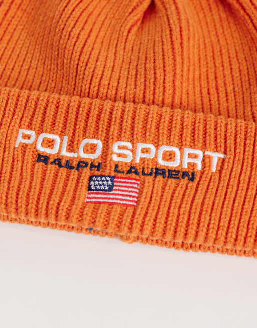 Polo Ralph Lauren bonnet à logo sport orange, 2 de 3