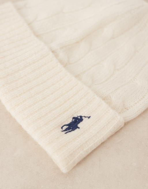 Polo Ralph Lauren - Bonnet en laine - Crème, 2 de 3