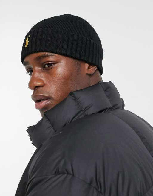 Bonnet ralph lauren discount noir et rouge