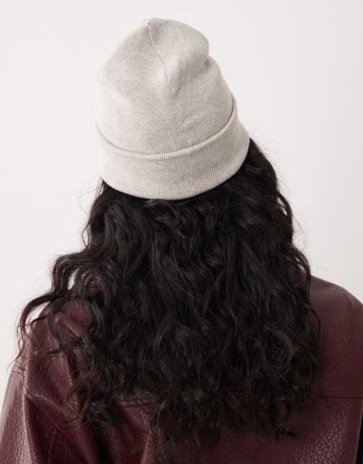 Polo Ralph Lauren - Bonnet en maille de coton à logo emblématique - Gris chiné, 3 de 3