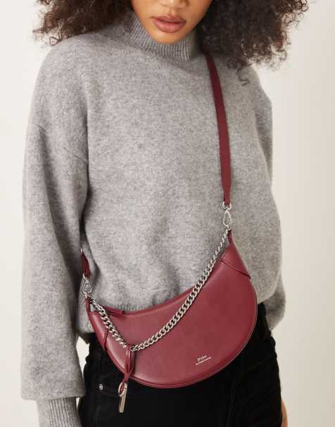 Polo Ralph Lauren - Bordeaux crossbody-taske i læder - view 1