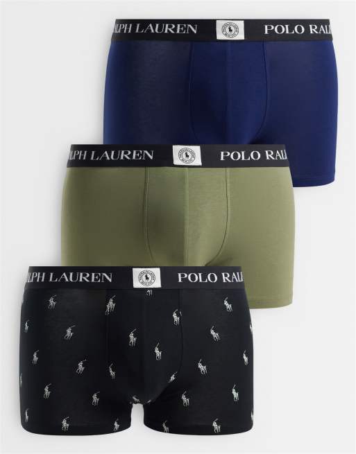 Polo Ralph Lauren boxer in cotone confezione da 3 multicolore