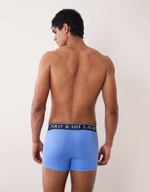Polo Ralph Lauren – Boxershorts in Weiß und Blau mit Bärengrafik im 2er-Pack, 3 von 3