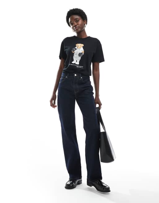 Polo Ralph Lauren boxing bear t-shirt in black, 2 of 4