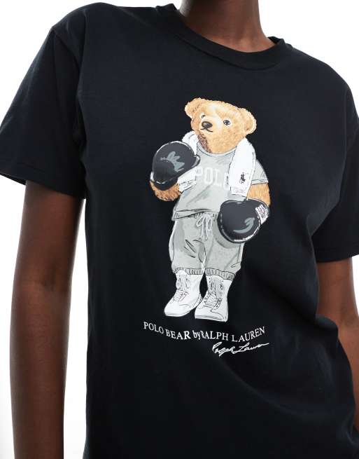 Polo Ralph Lauren boxing bear t-shirt in black, 4 of 4