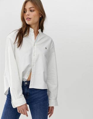 ralph lauren cropped polo