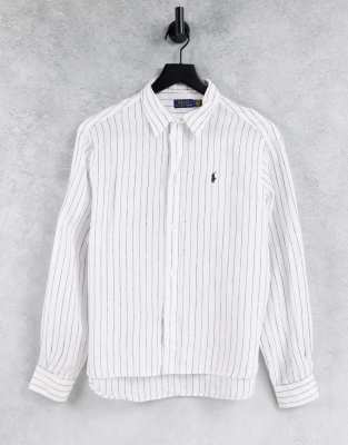 Polo Ralph Lauren boxy shirt in stripe | ASOS