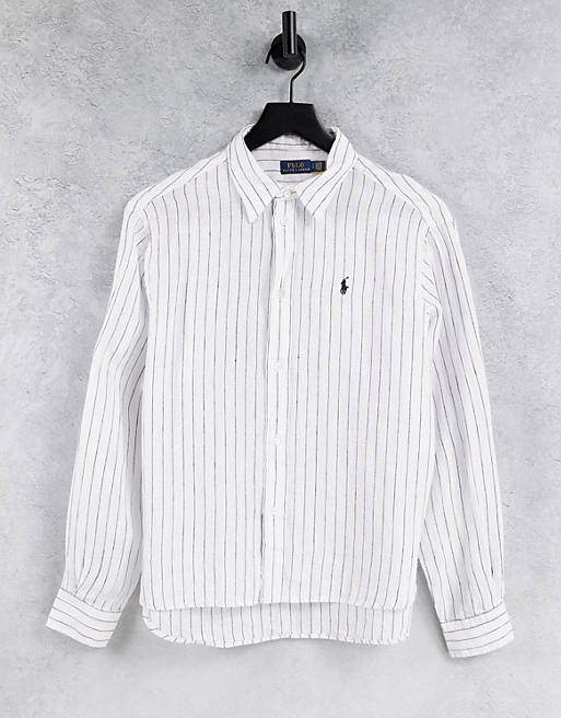 Polo Ralph Lauren boxy shirt in stripe
