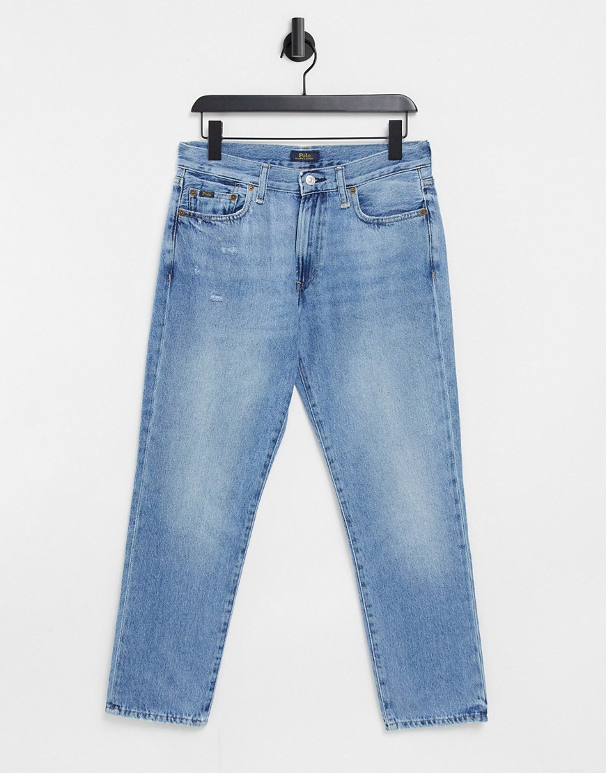 Polo Ralph Lauren - Boyfriend jeans in licht indigo-Blauw