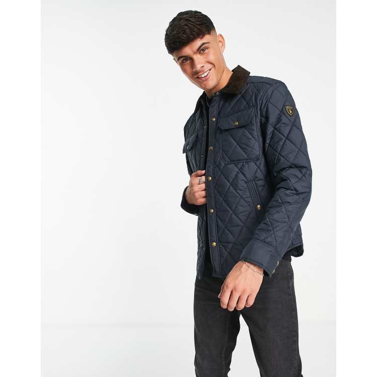 Polo Ralph Lauren Brentford quilted shirt jacket in navy