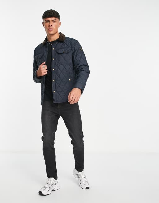 Ralph lauren sale quilted shirt jacket